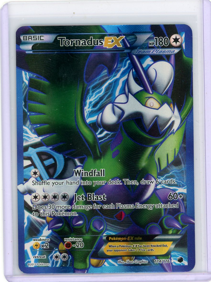 Tornadus EX 2013 Pokemon Team Plasma #114/116 LP
