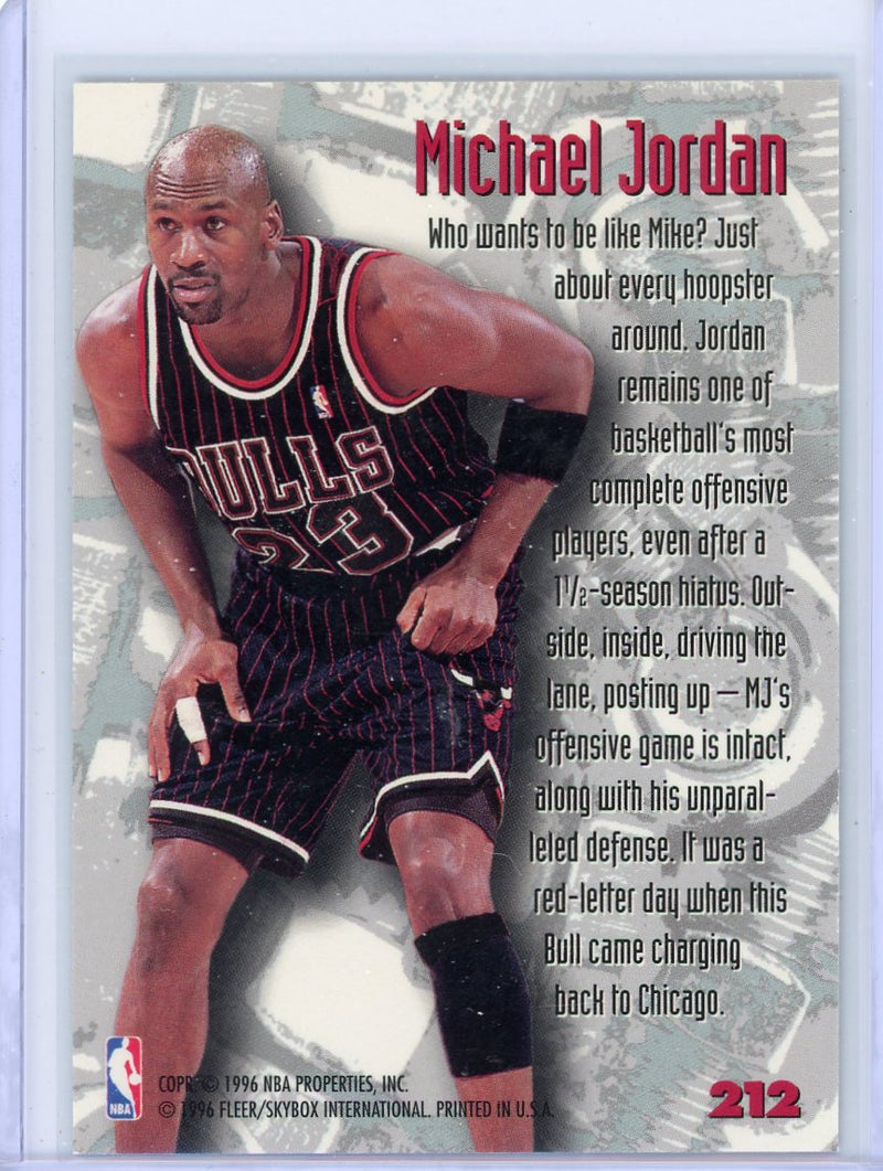 Michael Jordan 1995-96 Fleer Metal Nuts & Bolts