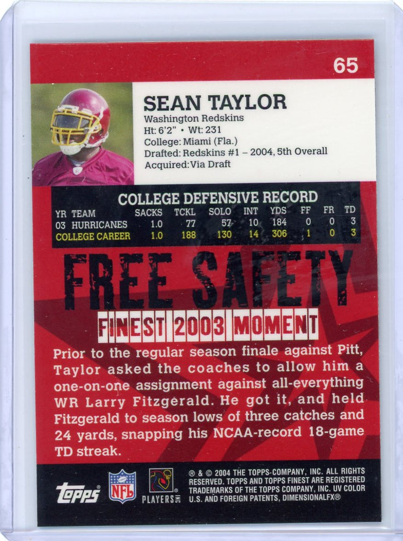 Sean Taylor Football Cards