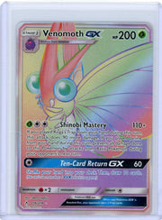 Venomoth GX Pokémon Unbroken Bonds Rainbow Rare #216/214