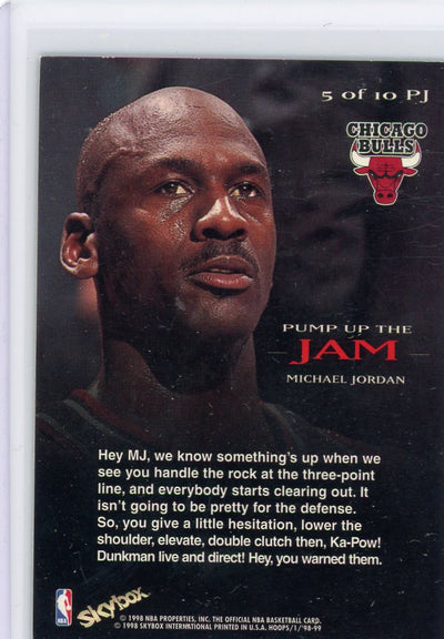 Michael Jordan 1998 Hoops Pump Up the Jam