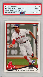 Xander Bogaerts 2014 Topps (No Sparkle) #133 rookie card PSA 9