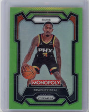 Bradley Beal 2023-24 Panini Prizm Monopoly light green prizm #'d 04/10