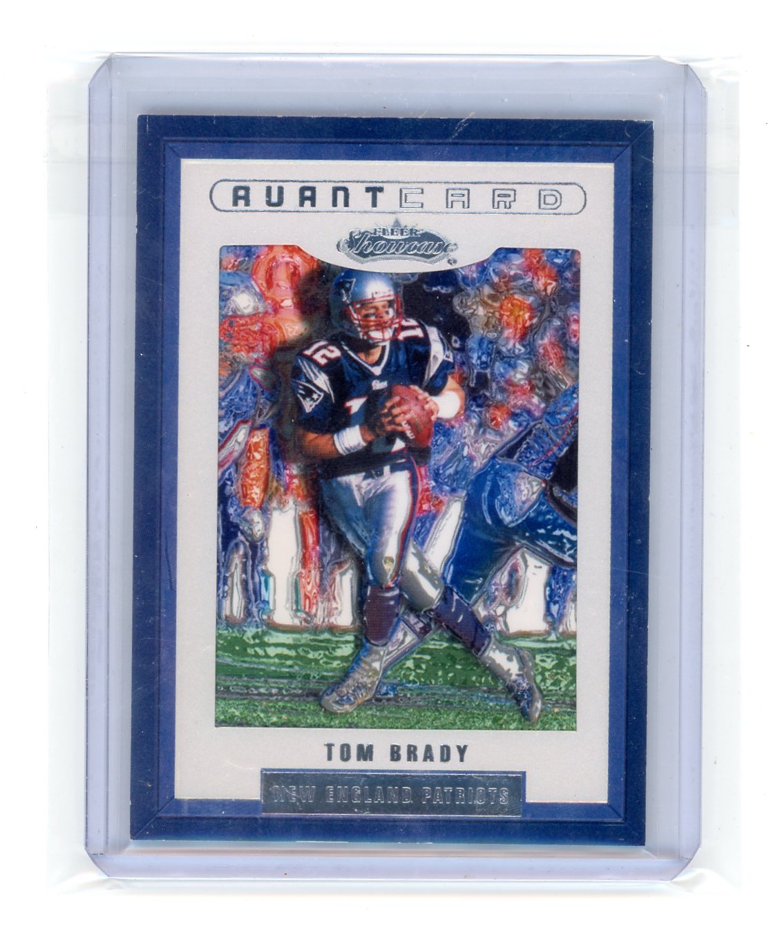 Tom Brady 2002 Fleer Showcase Avantcard 2nd Year #126