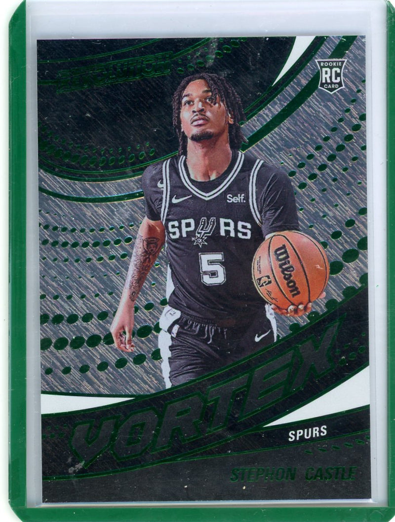 Stephon Castle 2024 Panini Revolution Vortex green rookie card 