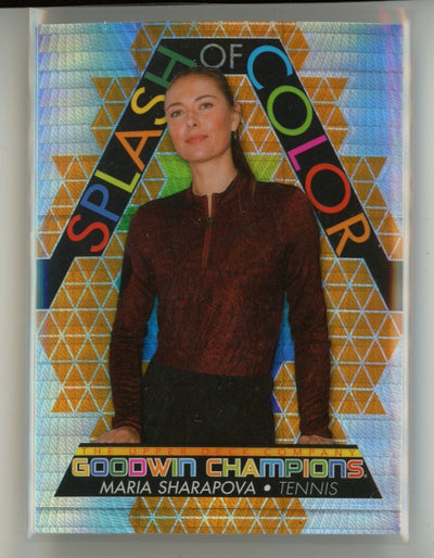 Maria Sharapova 2022 UD Goodwin Champions Splash of Color 234/499