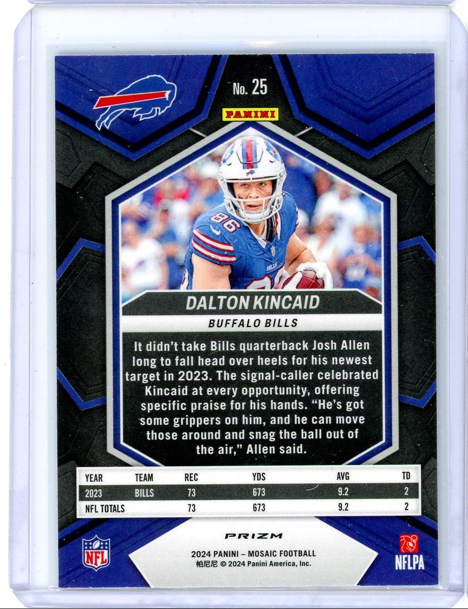 Dalton Kincaid 2024 Panini Mosaic Genesis SP