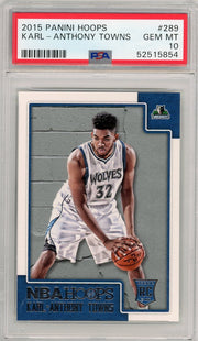 Karl-Anthony Towns 2015 Panini Hoops RC PSA 10