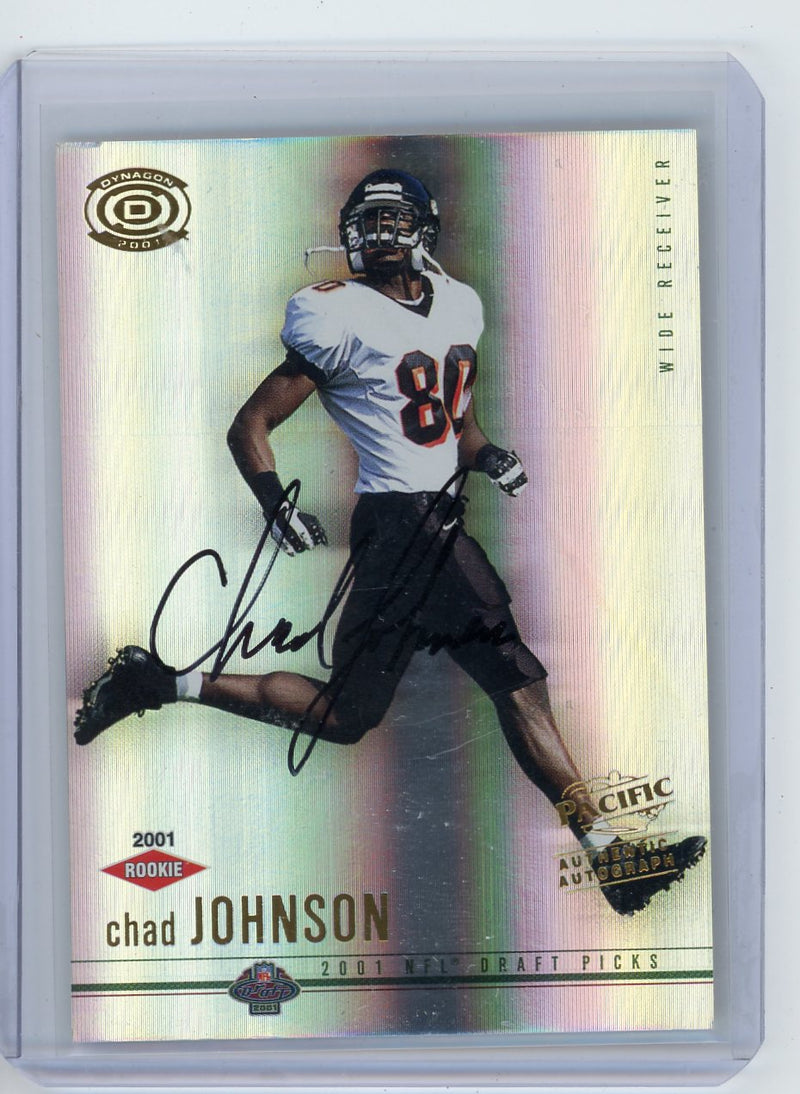 Chad Johnson 2001 Dynagon Rookie Autograph 