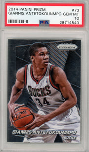 Giannis Antetokounmpo 2014 Panini Prizm PSA 10