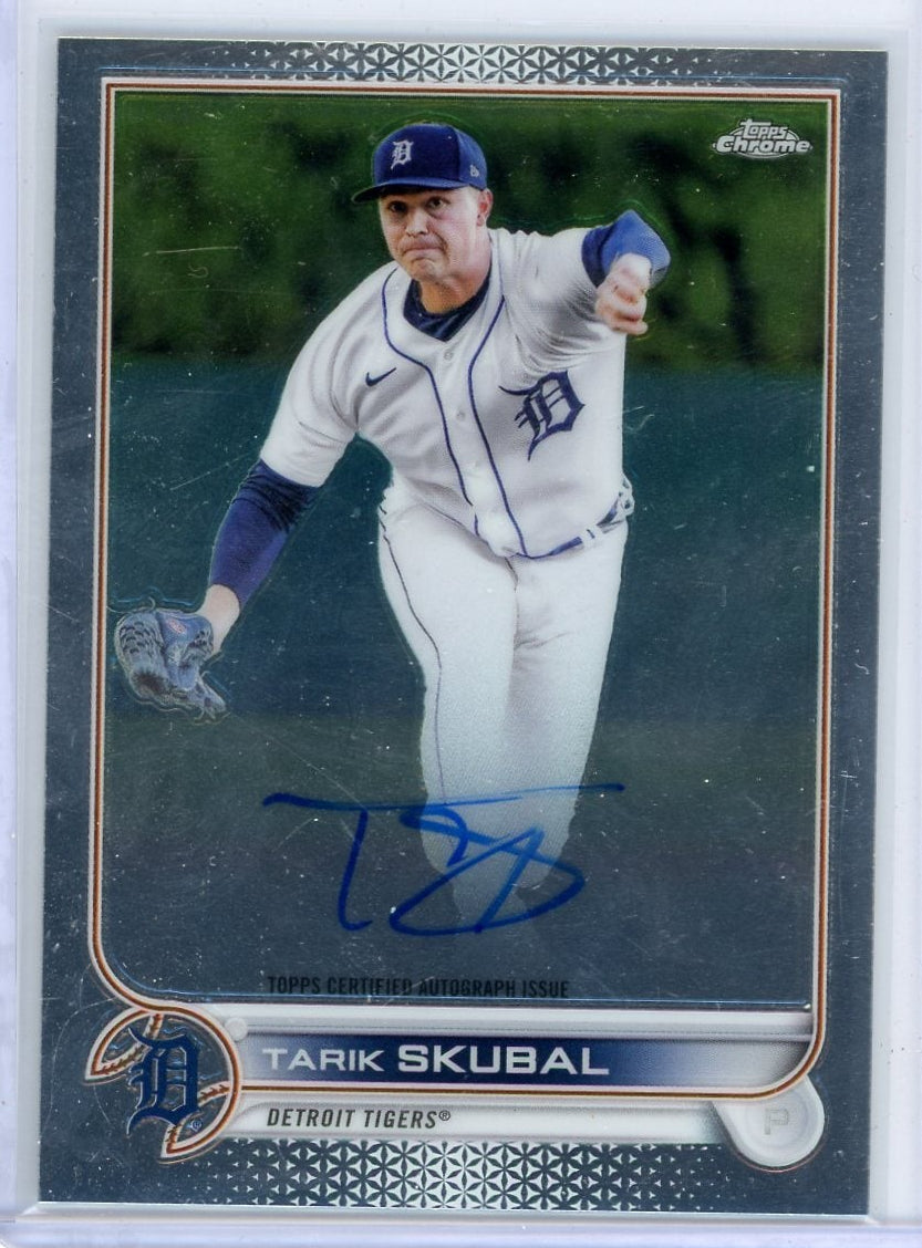 Tarik Skubal 2022 Topps Chrome Autograph #CVA-TS