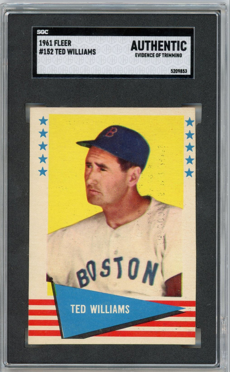 Ted Williams 1961 Fleer 
