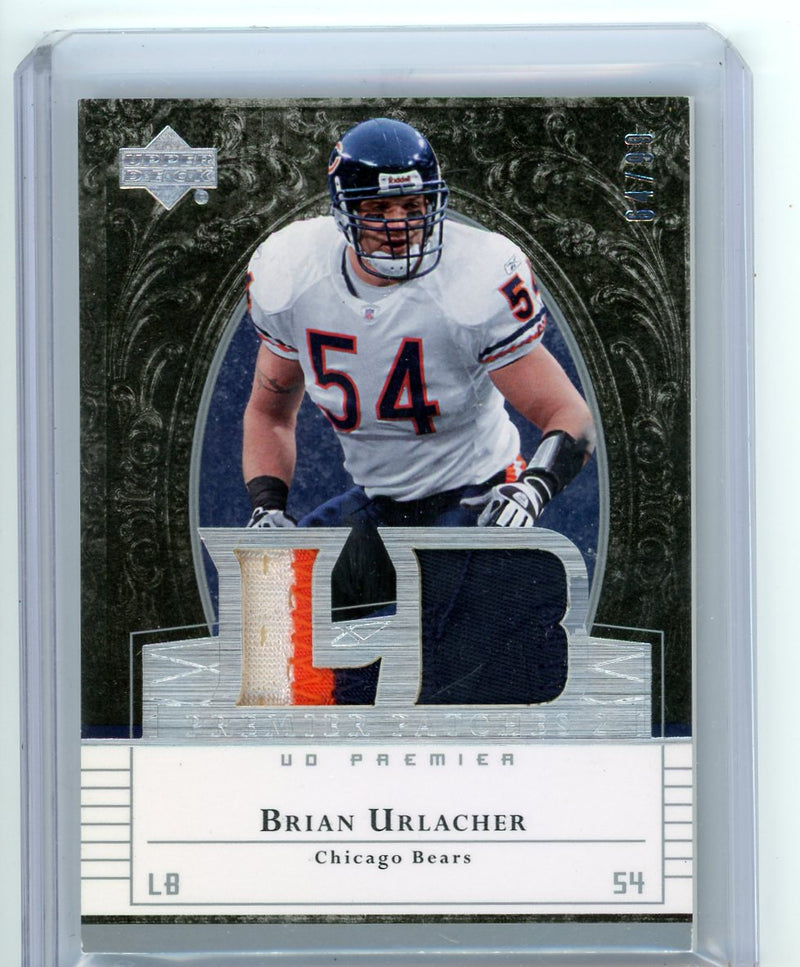 Brian Urlacher 2007 Upper Deck Premier Patches 