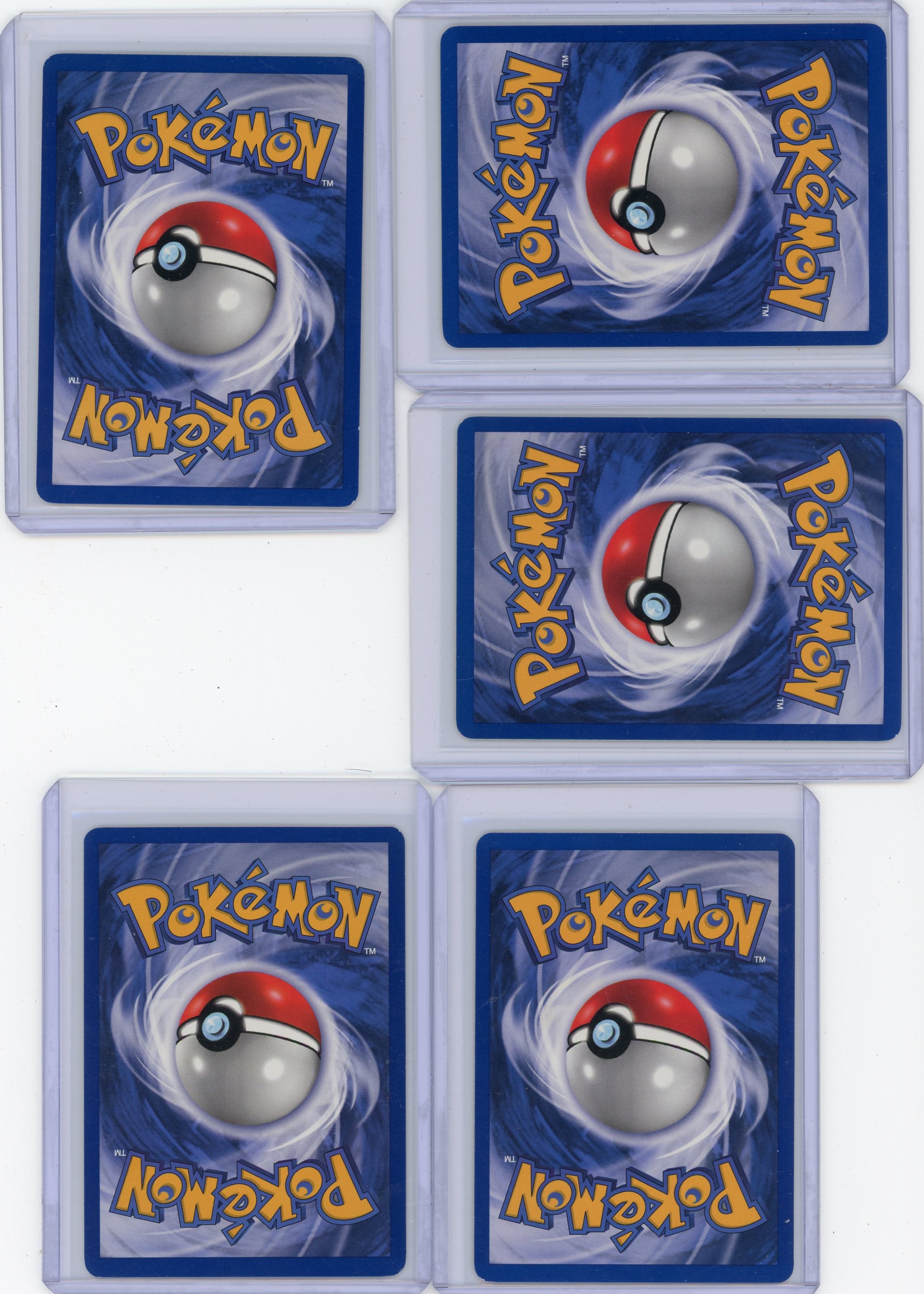 2000 Pokemon Gym Heroes 1st Edition Trainer non-holo 5-card lot