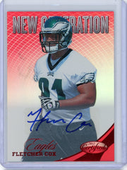 Fletcher Cox 2012 Panini Certified New Generation Auto Red RC #'d 281/350