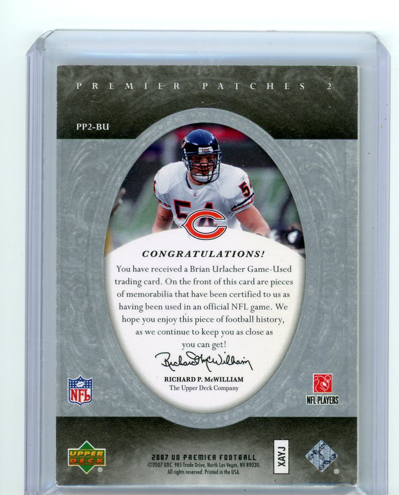 Brian Urlacher 2007 Upper Deck Premier Patches 