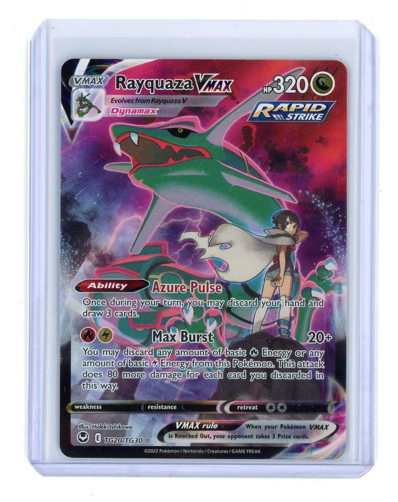 Rayquaza VMAX Full Art 2022 Silver Tempest rare holo TG20/TG30