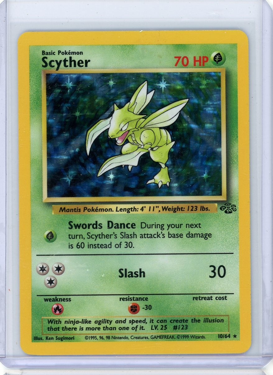 Scyther 1999 Pokemon Jungle holo #10/64 HP