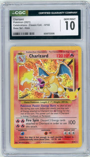 Charizard Pokémon Celebrations Classic Collection #4/102 CGC 10