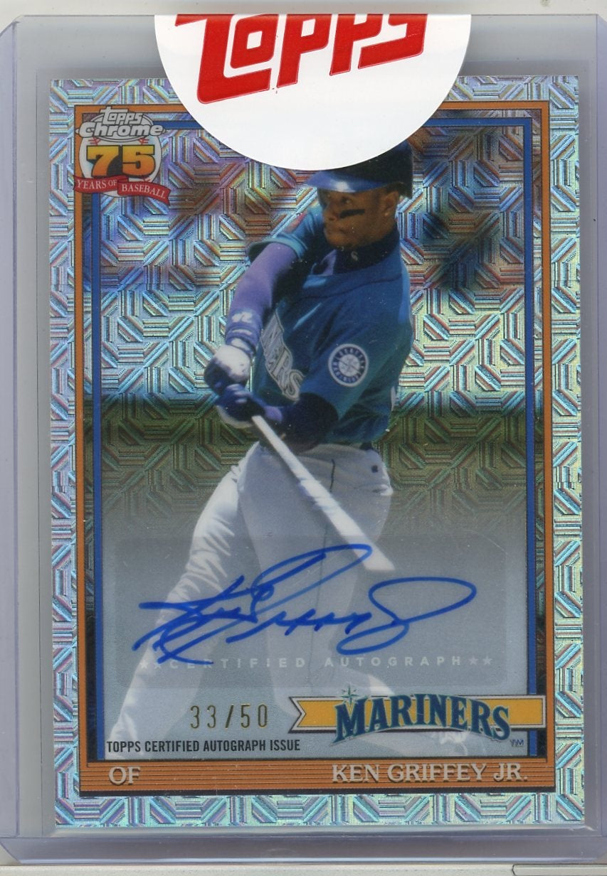 Ken Griffey Jr. 2026 Topps Series 1 Baseball Autograph #'d 33/50