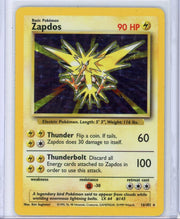 Zapdos 1999 Pokemon Base Set holo #16/102 HP