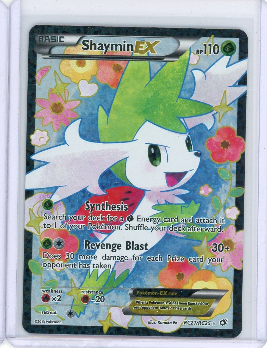 Shaymin EX 2013 Pokemon Legendary Treasures Radiant Collection #RC21/RC25