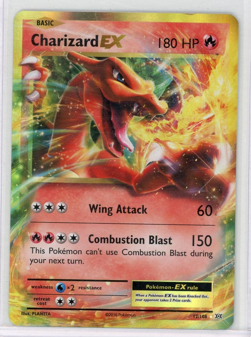 Charizard EX Pokémon Evolutions Ultra-Rare #12/108 LP