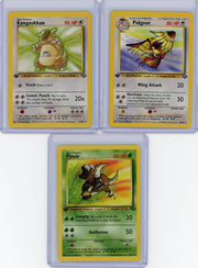 1999 Pokemon Jungle 1st Edition non-holo 3-card lot