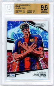 Lamine Yamal 2025 Panini Prizm FIFA Manga SSP BGS 9.5