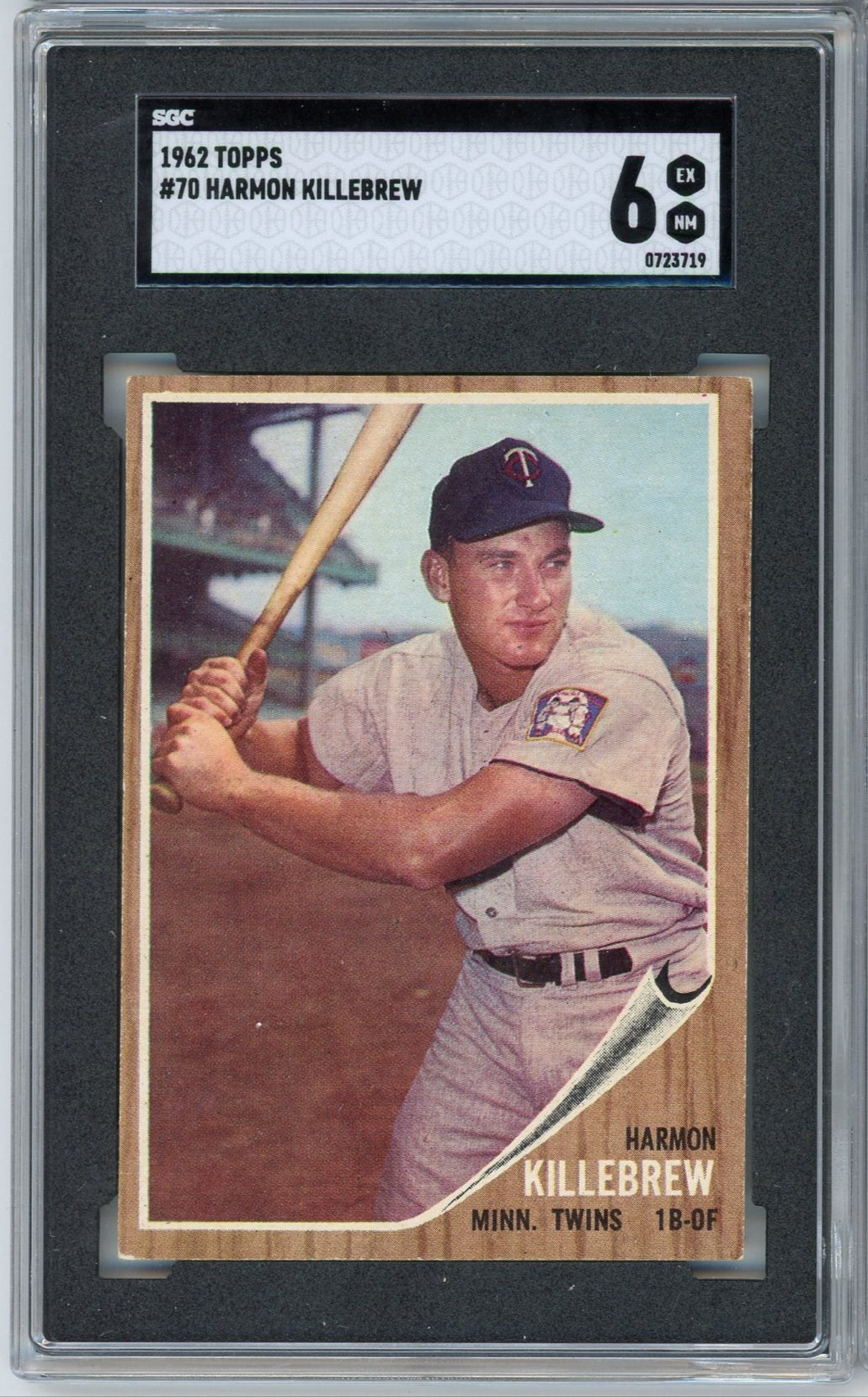 Harmon Killebrew 1962 Topps #70 SGC 6