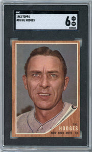 Gil Hodges 1962 Topps #85 SGC 6