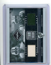 Don Maynard / Chad Pennington 2006 Donruss Leaf Limited Team Threads #'d 086/100