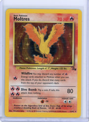 Moltres 1999 Pokemon Fossil holo #12/62 MP