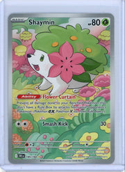 Shaymin 2025 Pokemon Destined Rivals Illustration rare #185/182