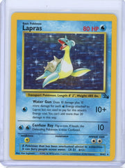 Lapras 1999 Pokemon Fossil holo #10/62 LP/NM