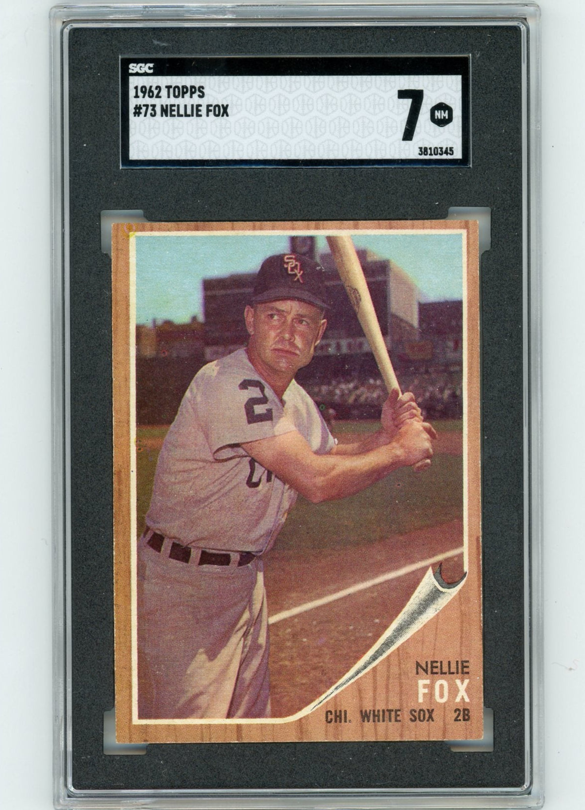 Nellie Fox 1962 Topps #73 SGC 7