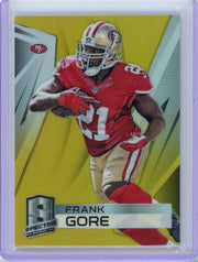 Frank Gore 2014 Panini Spectra Gold Prizm #'d 11/25