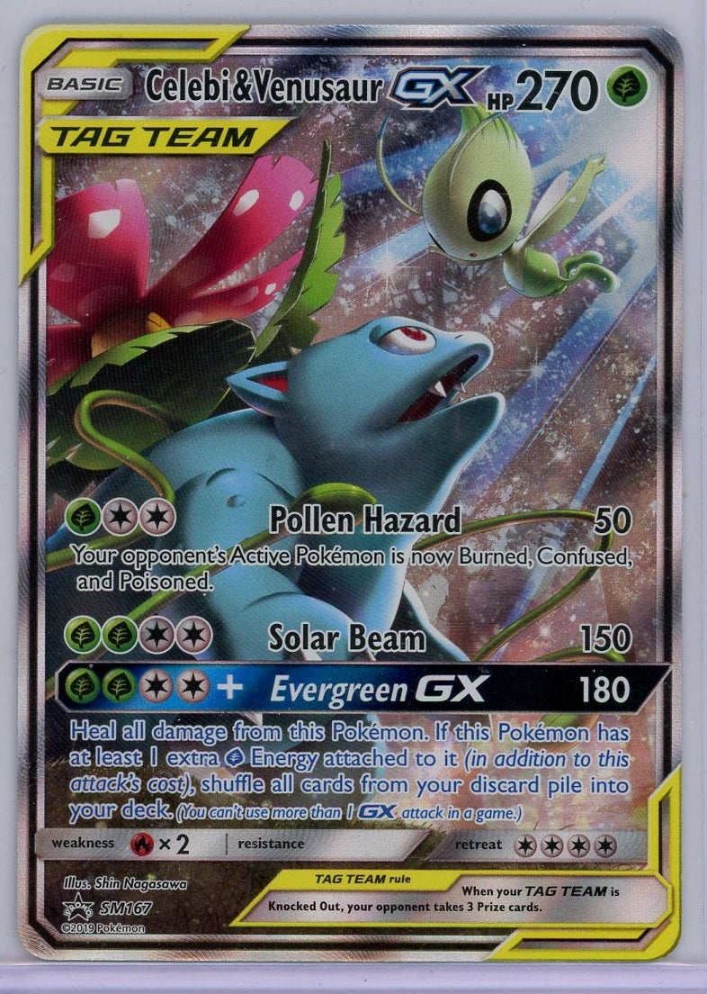 Celebi & Venusaur GX Pokémon Black Star Promo #SM167