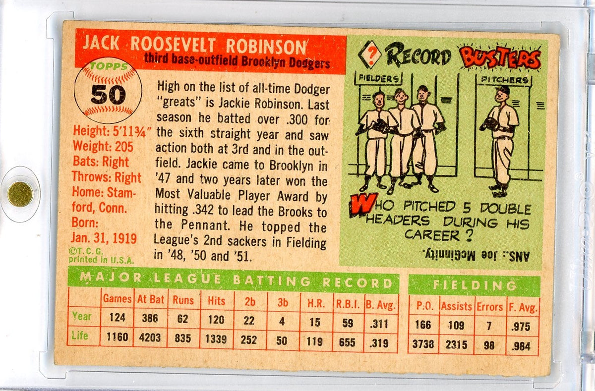 Jackie Robinson 1956 Topps #50