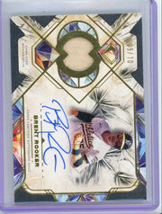 Brent Rooker 2025 Topps Diamond Icons autograph game-used bat relic #'d 09/10