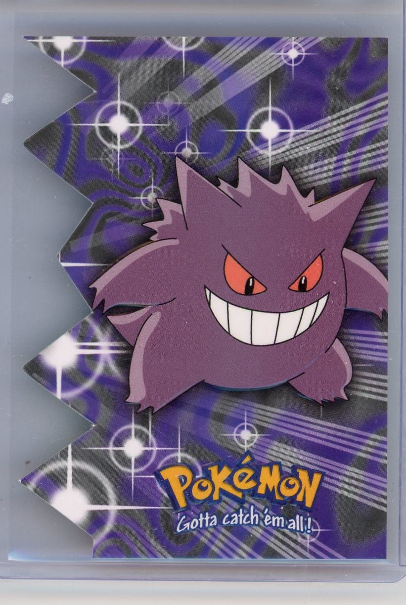 Gengar 2000 Topps TV Animation Series 3 Embossed Die Cut