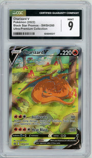 Charizard V 2022 Pokemon UPC Black Star Promo #SWSH260 CGC 9
