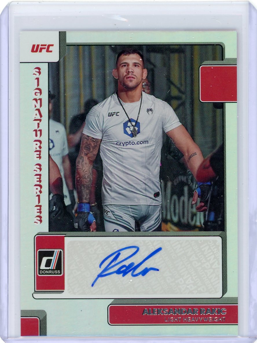 Aleksandar Rakic 2023 Panini Donruss Signature Series autograph
