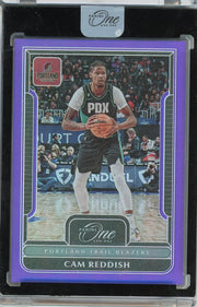 Cam Reddish 2022-23 Panini One and One purple #'d 20/25