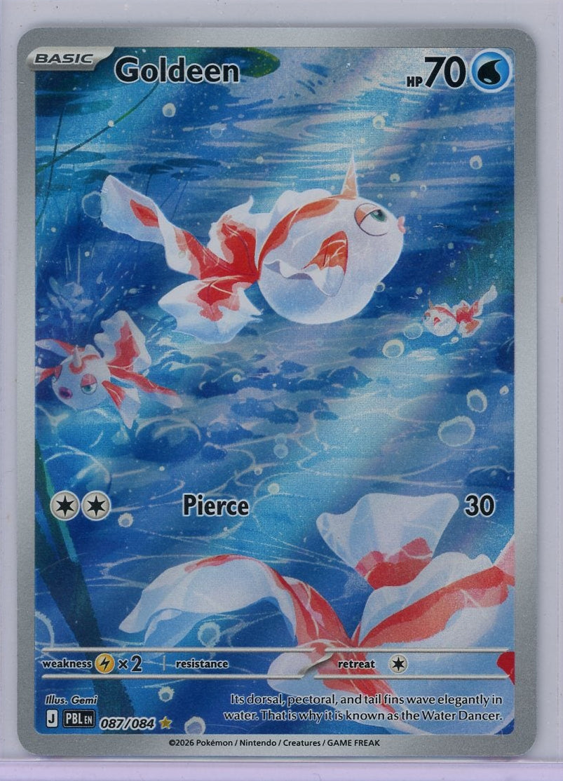 Goldeen 2026 Pokemon Pitch Black Illustration rare #087/084