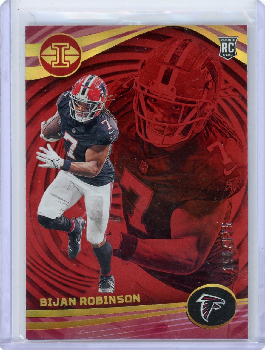 Bijan Robinson 2023 Panini Illusions RC Red #'d 158/175