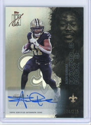 Alvin Kamara 2025 Topps Signature Class Football Autograph #'d 274/275