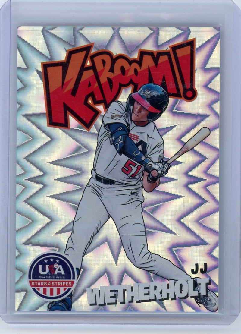 JJ Wetherholt 2024 Panini USA Baseball Stars & Stripes Kaboom!