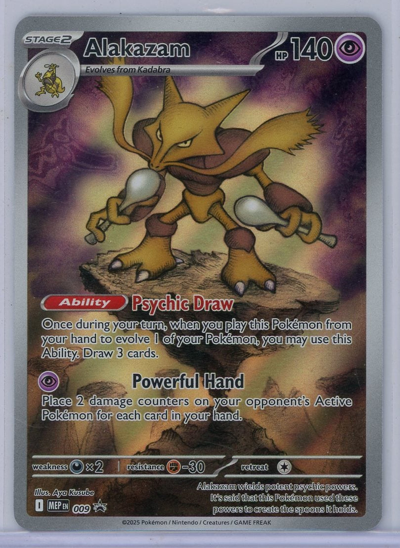 Alakazam Pokémon Mega Evolution Promo #009