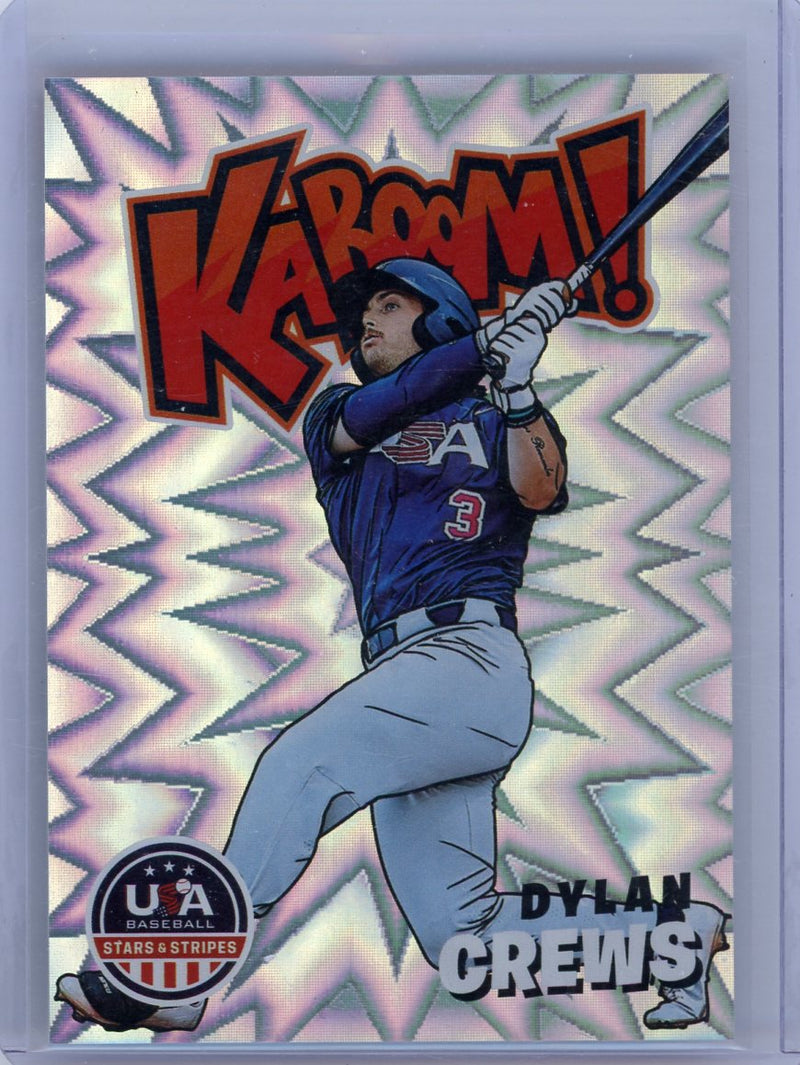 Dylan Crews 2024 Panini USA Baseball Stars & Stripes Kaboom!